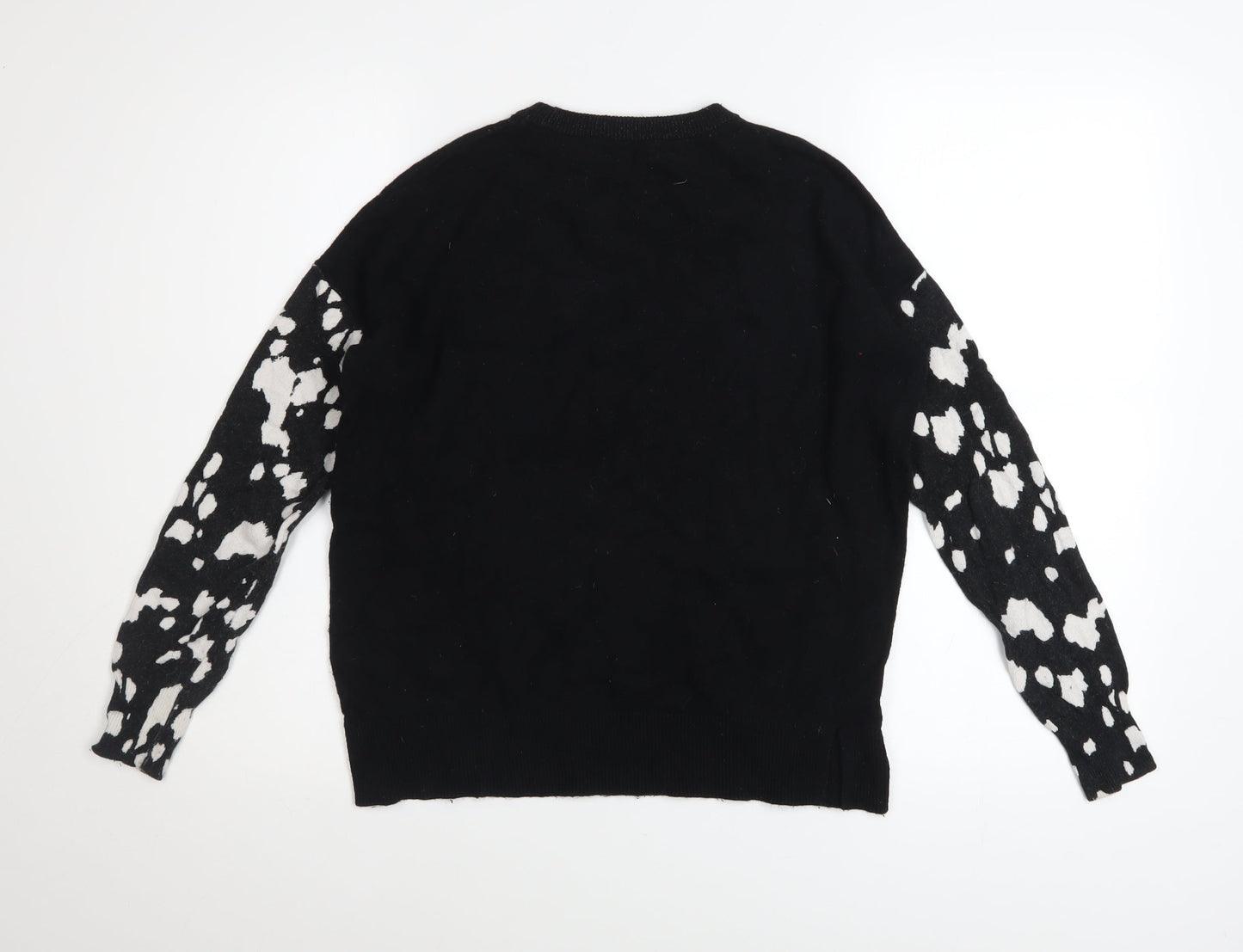 Womens UK Size 8 Mint Velvet Black Pullover Jumper