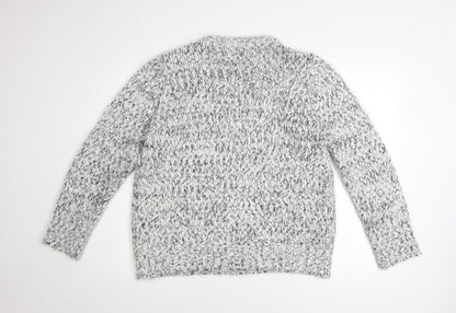 Womens UK Size L Isle Grey Pullover Jumper