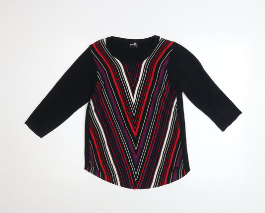 Womens UK Size L Boxfresh Multicoloured Pullover Jumper