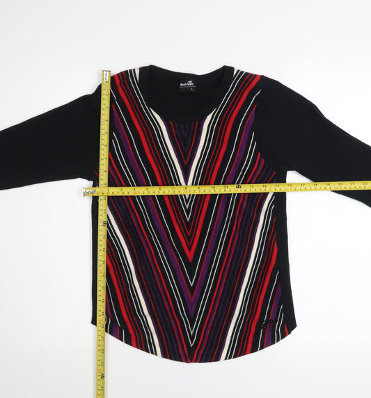 Womens UK Size L Boxfresh Multicoloured Pullover Jumper