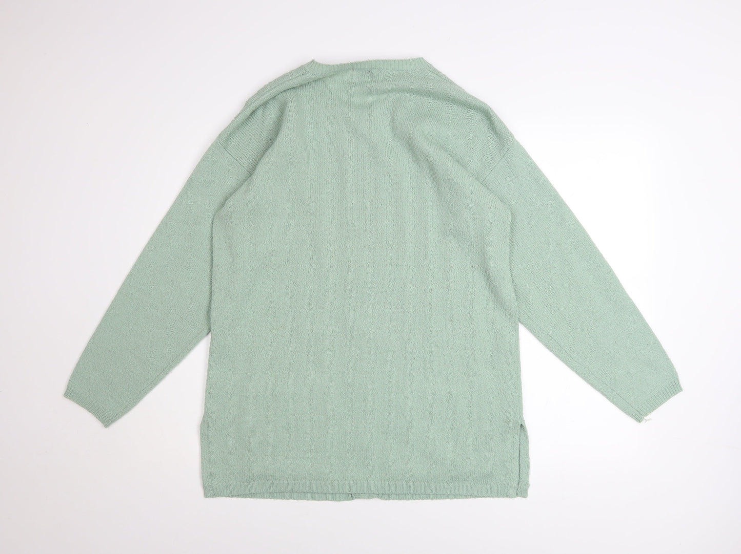 Womens UK Size L Akal Collection Green Cardigan Jumper
