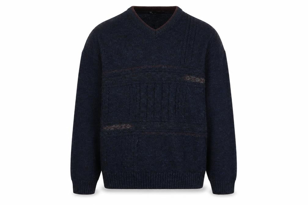 Mens UK Size M BH Blue Pullover Jumper