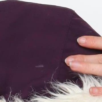 Womens UK Size 10 Dorothy Perkins Purple Parka Coat