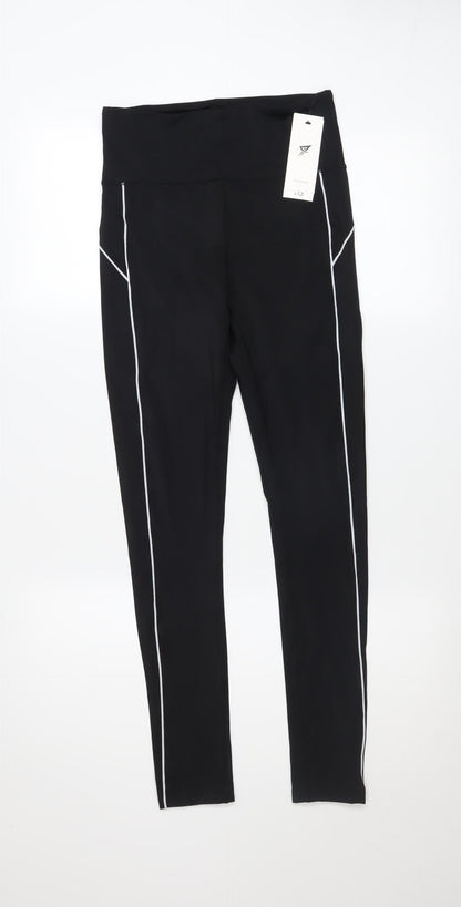 Primark Women’s Black Slim Fit Leggings S Stretch Activewear Trousers