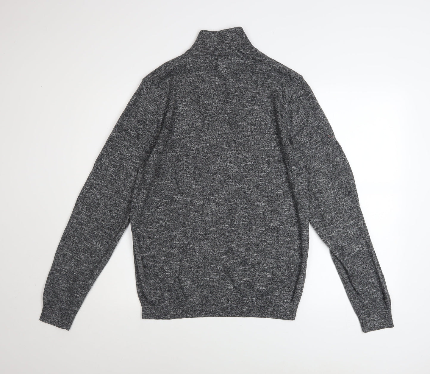 Mens UK Size M NEXT Grey 1/2 Zip Jumper