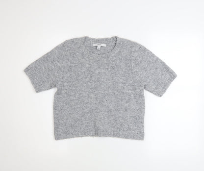 Womens UK Size S NEXT Grey Basic T-Shirt