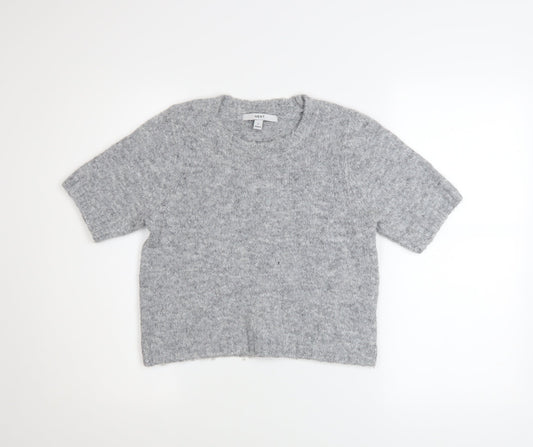 Womens UK Size S NEXT Grey Basic T-Shirt