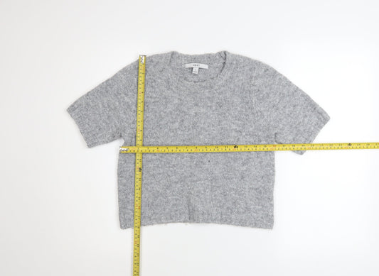 Womens UK Size S NEXT Grey Basic T-Shirt