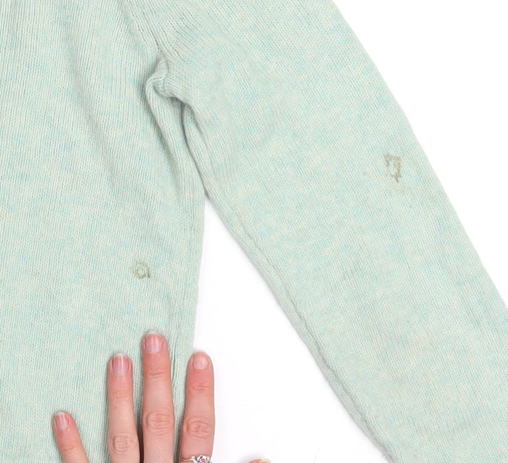Womens UK Size 6 Topshop Green Pullover Jumper