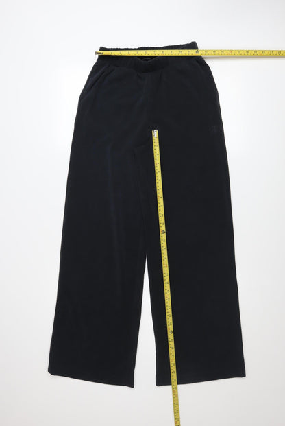 Womens UK Size XS Parfois Relaxed Fit Casual Travel Black Trousers