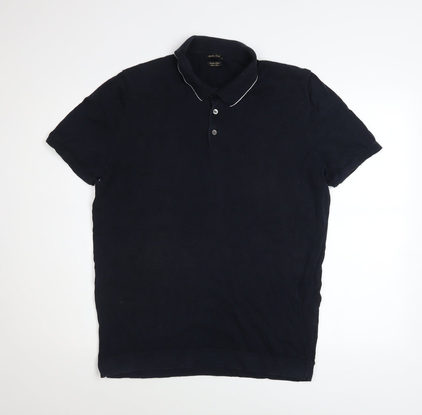 Mens UK Size XL Massimo Dutti Cotton Polo Shirt