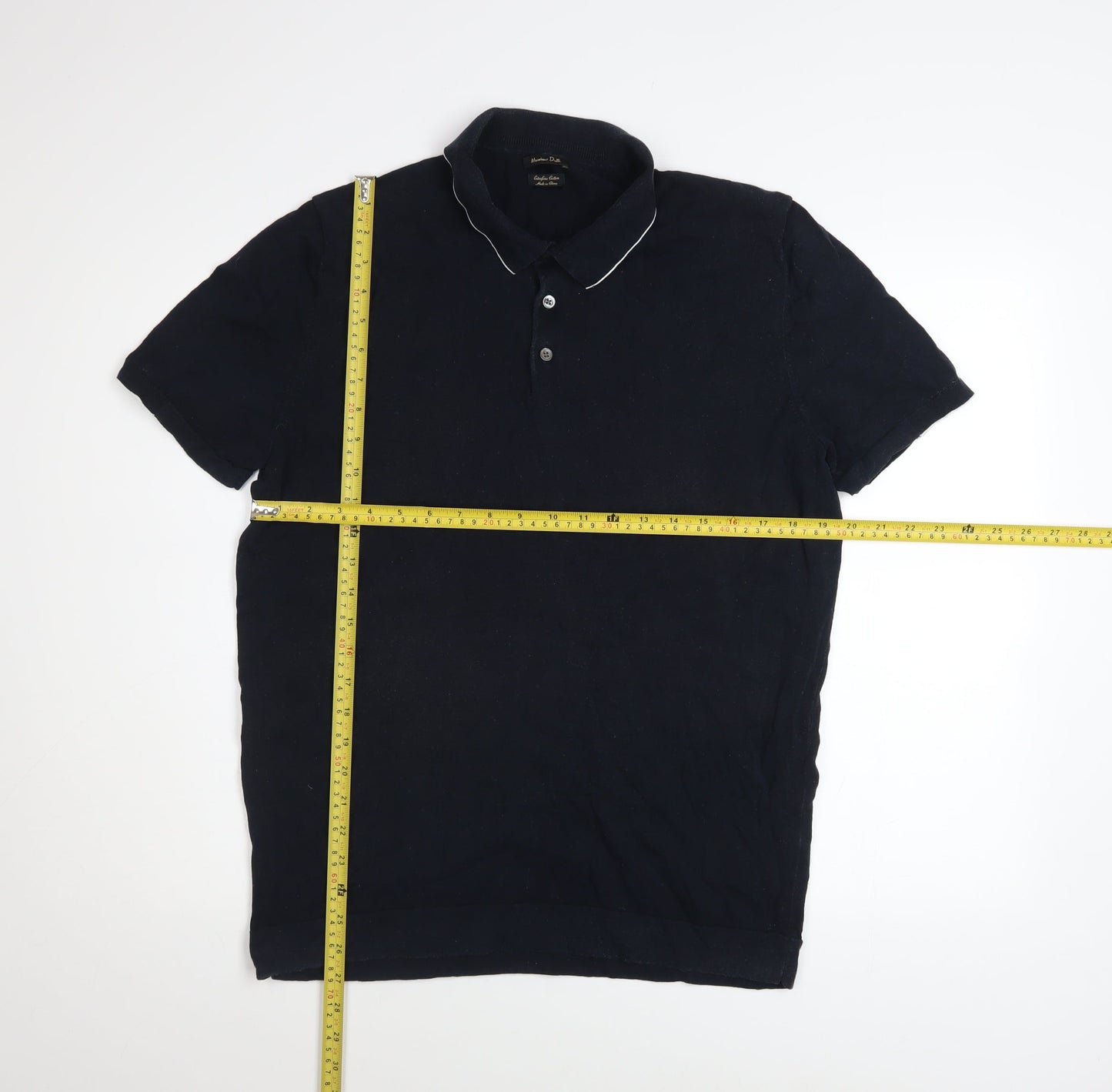 Mens UK Size XL Massimo Dutti Cotton Polo Shirt