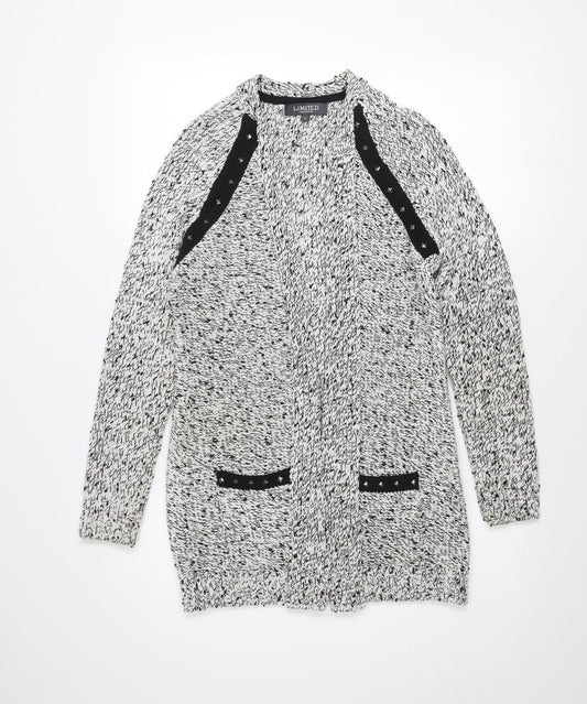 Womens UK Size 10 Marks and Spencer Grey Cardigan Jumper