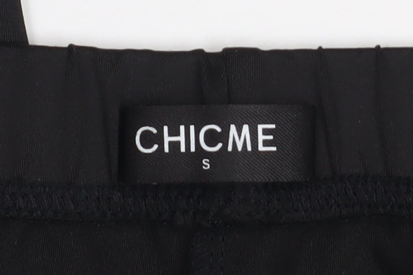 Womens UK Size S CHICME  Leggings Black Leggings