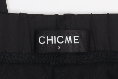 Womens UK Size S CHICME  Leggings Black Leggings