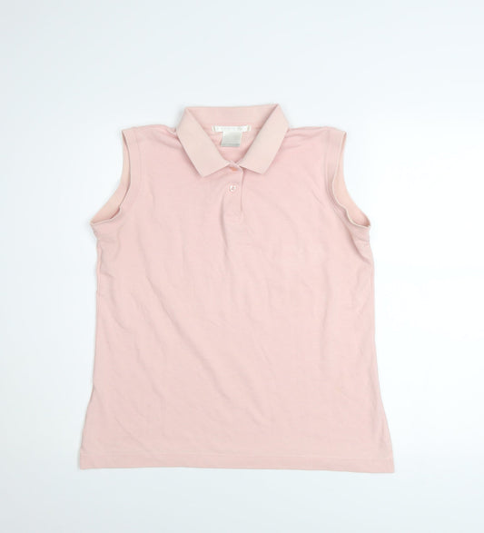 Womens UK Size S Nike Pink Golf Polo