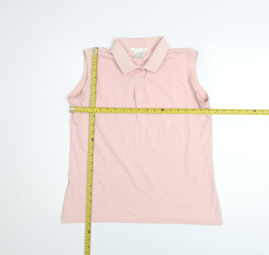 Womens UK Size S Nike Pink Golf Polo