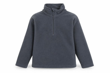 Mountain Warehouse Boys Grey Fleece 9-10 Years Half Zip Sweatshirt