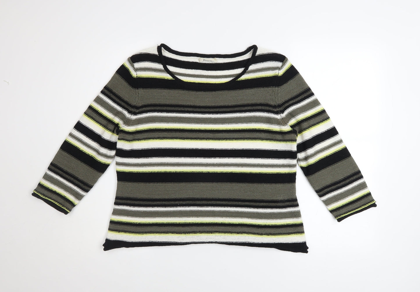 Womens UK Size L Precis Multicoloured Pullover Jumper