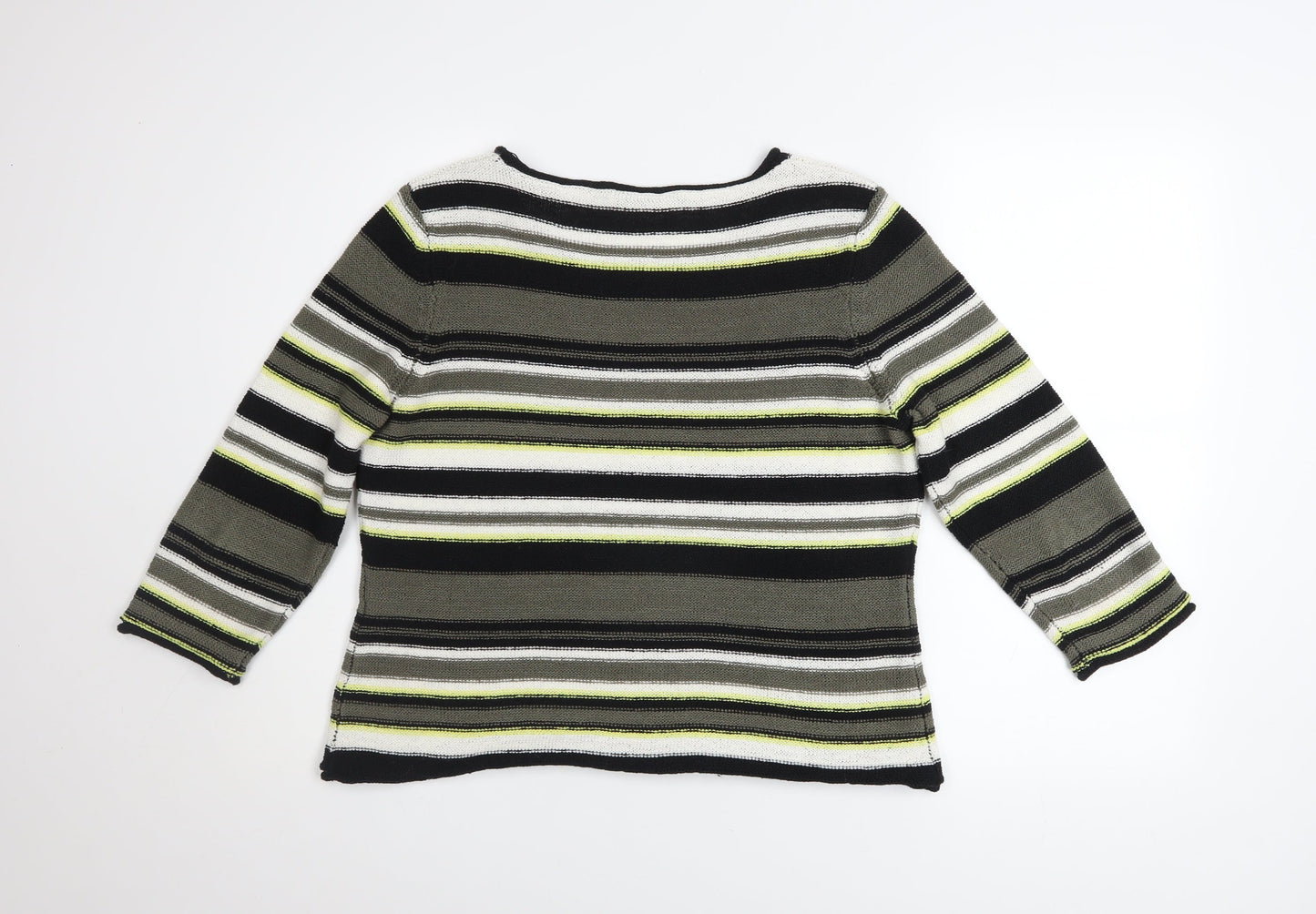 Womens UK Size L Precis Multicoloured Pullover Jumper