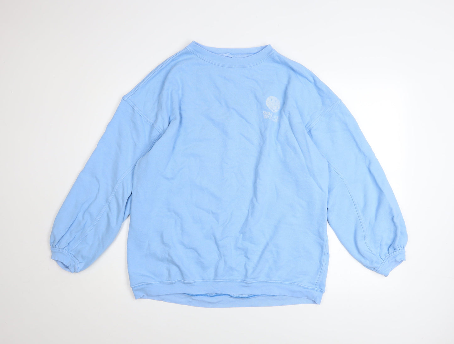 Unisex Adults UK Size S Aerie Blue Pullover Sweatshirt