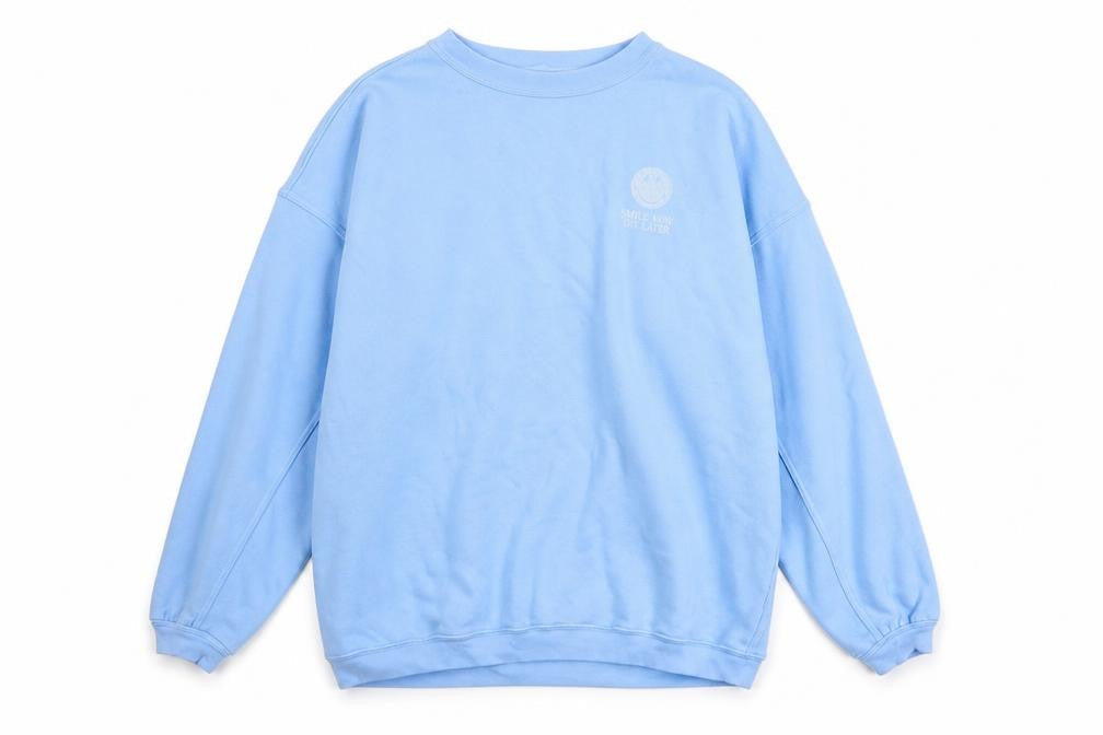 Unisex Adults UK Size S Aerie Blue Pullover Sweatshirt