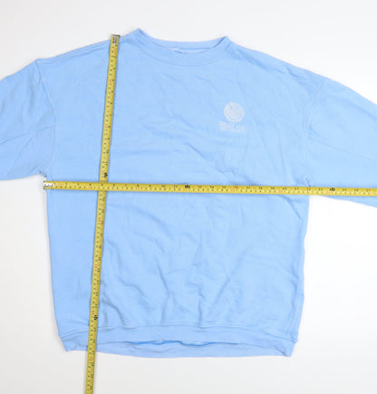 Unisex Adults UK Size S Aerie Blue Pullover Sweatshirt