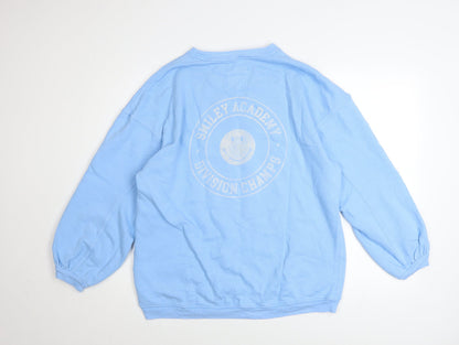 Unisex Adults UK Size S Aerie Blue Pullover Sweatshirt
