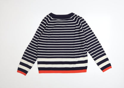 Womens UK Size 12 Marks and Spencer Blue Pullover Jumper