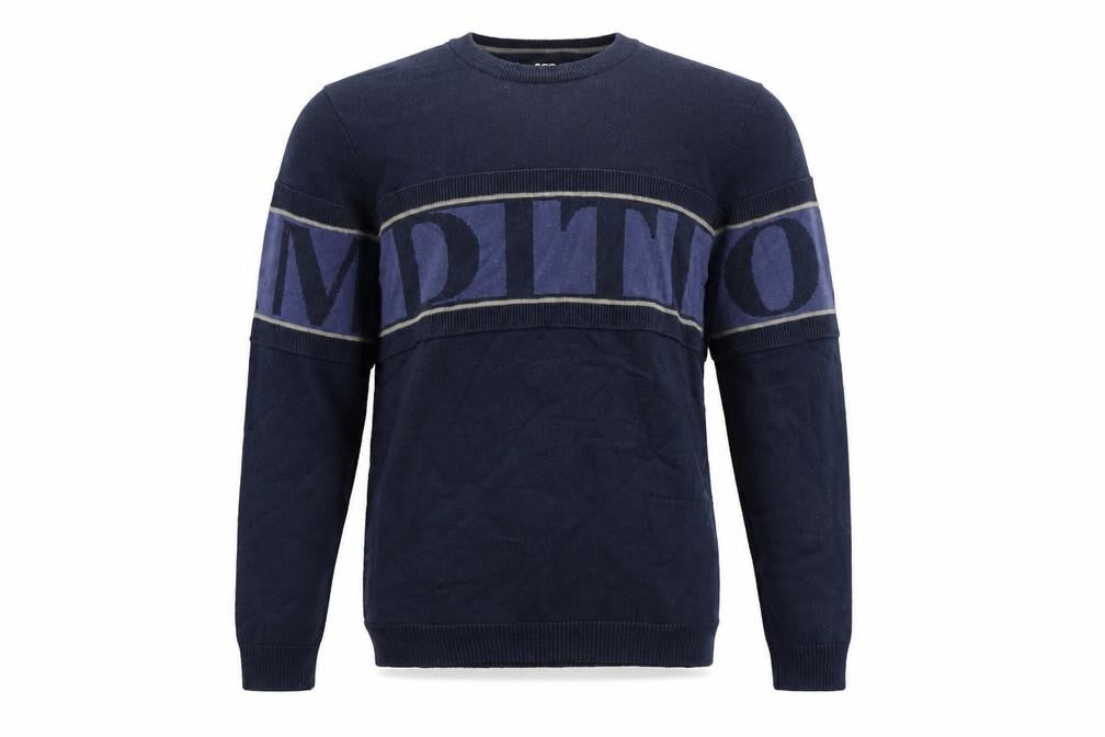 Mens UK Size L SCQ Blue Pullover Jumper