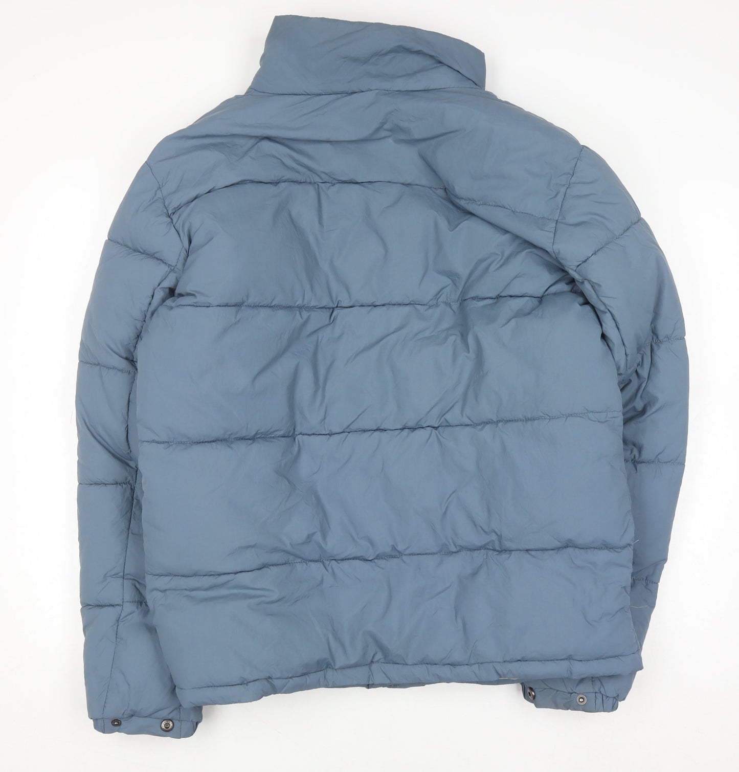 Womens UK Size M Easy Blue Puffer Jacket