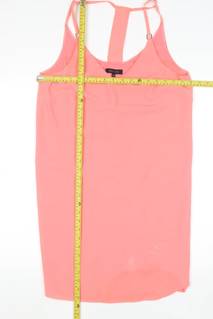 Womens UK Size 12 New Look Pink Camisole Tank