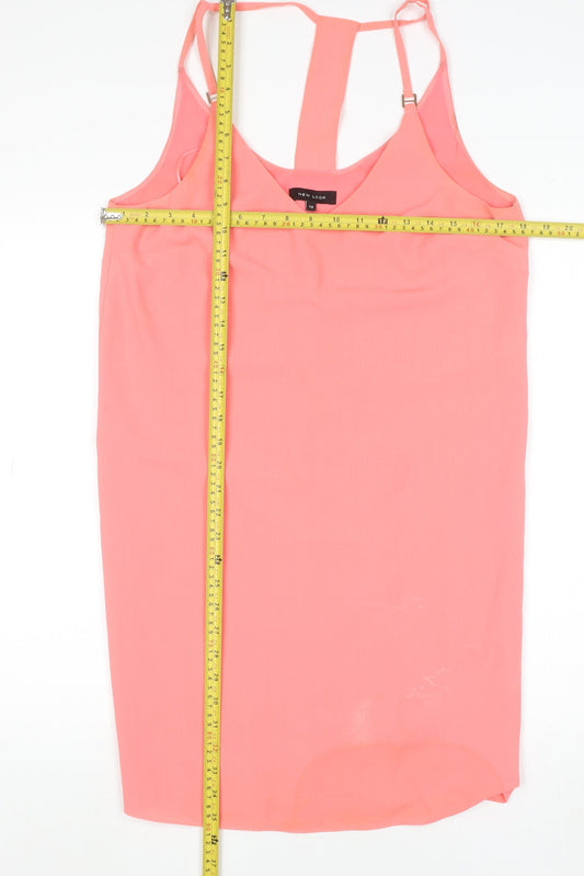 Womens UK Size 12 New Look Pink Camisole Tank