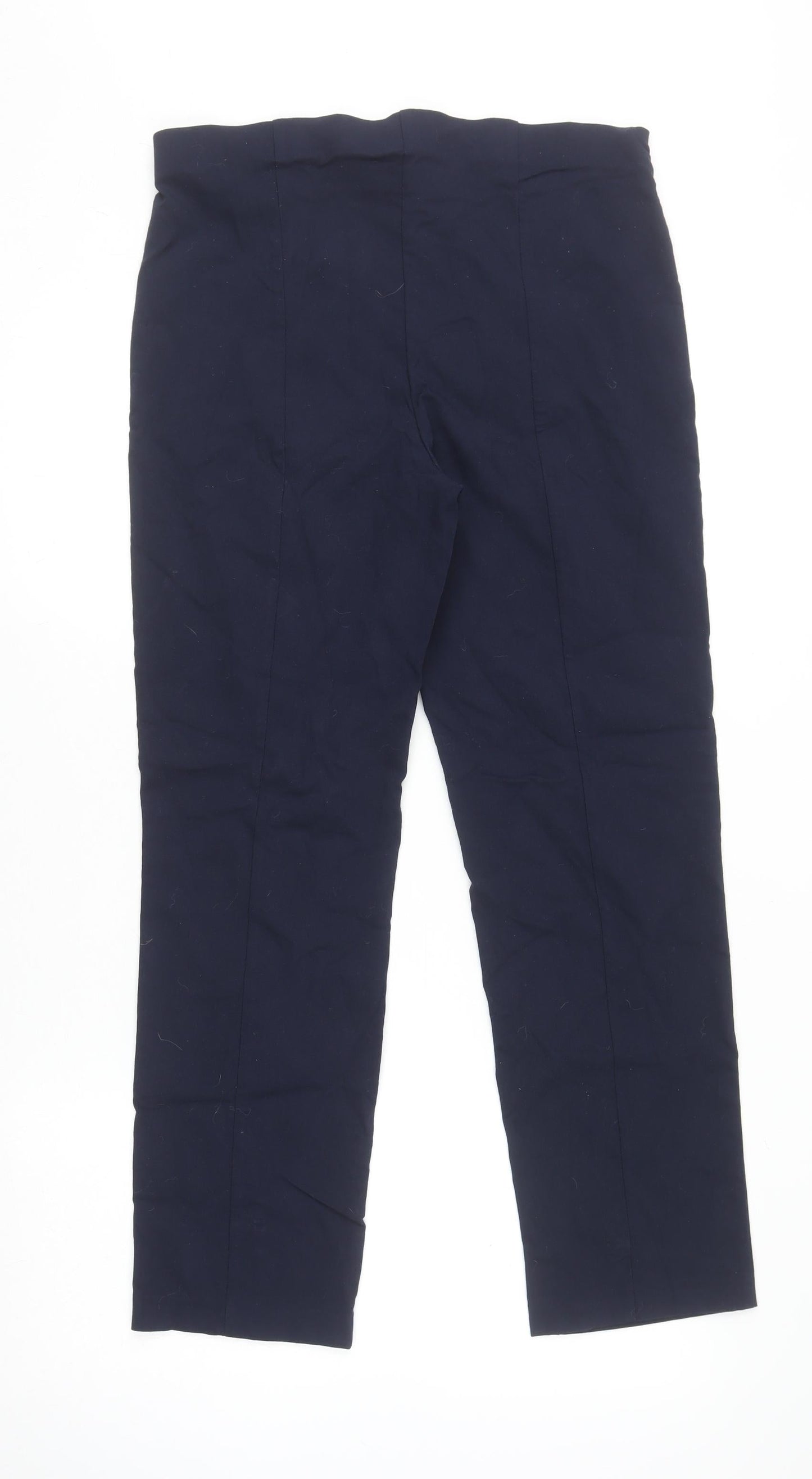 Womens UK Size M Dunnes Regular Fit Casual Workwear Business Blue Trousers