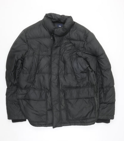 Womens UK Size L Gap Black Puffer Jacket