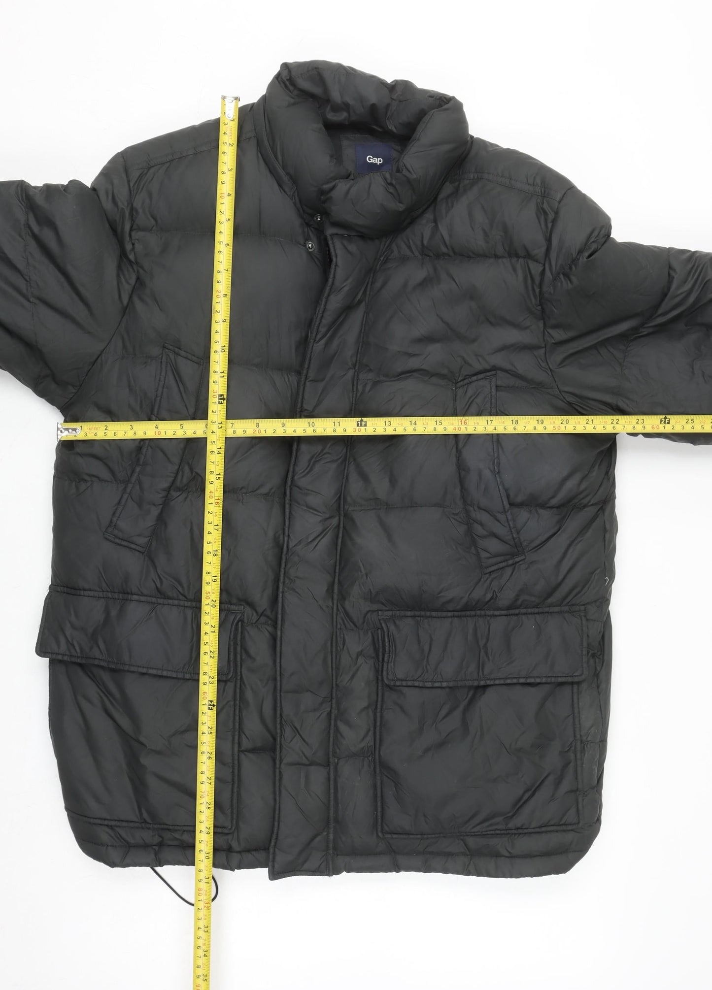 Womens UK Size L Gap Black Puffer Jacket