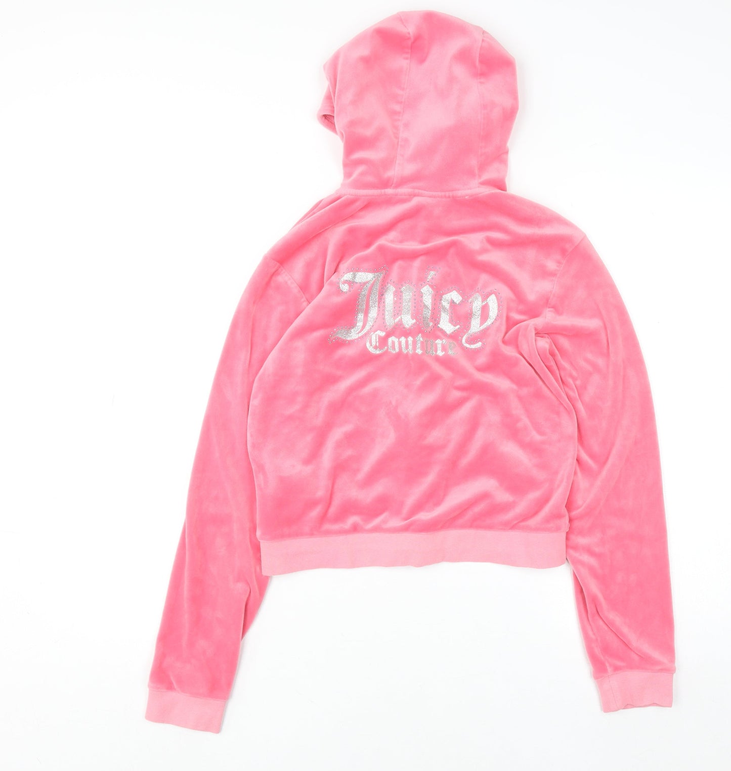 Girls UK Size 14-15 Years Juicy Couture Pink Full Zip Hoodie