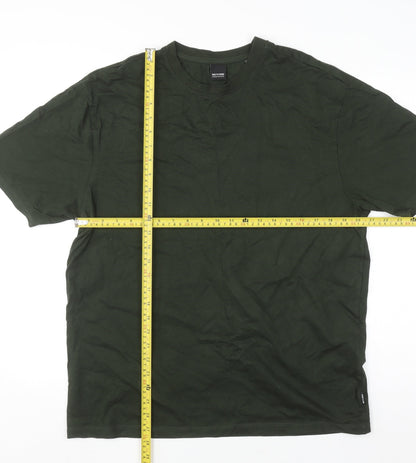 Mens UK Size L ONLY & SONS Green  T-Shirt