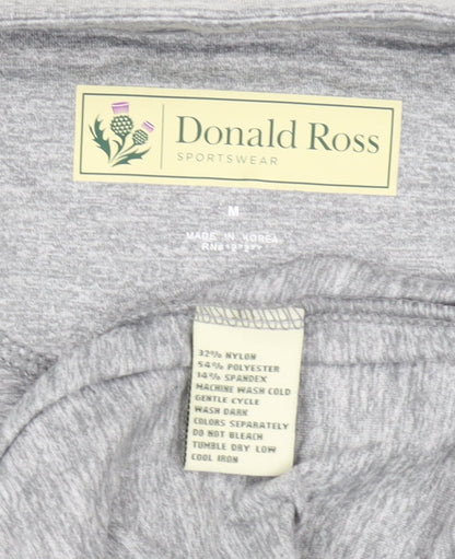 Donald Ross Men's Grey Sleeveless 1/2 Zip Golf Top Size M