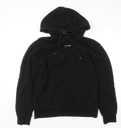 Mens UK Size M COLLUSION Black Pullover Hoodie