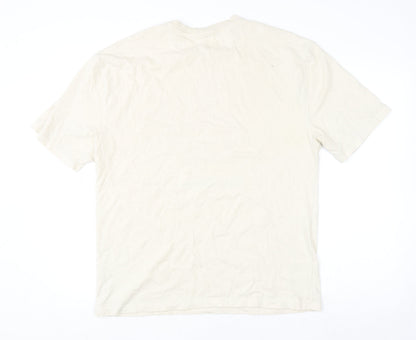 Mens UK Size S River Island Beige  T-Shirt