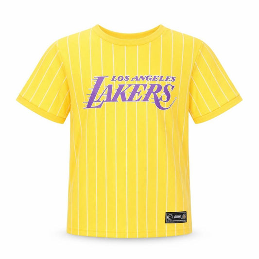Boys UK Size 9-10 Years NBA Yellow BasicJersey T-Shirt