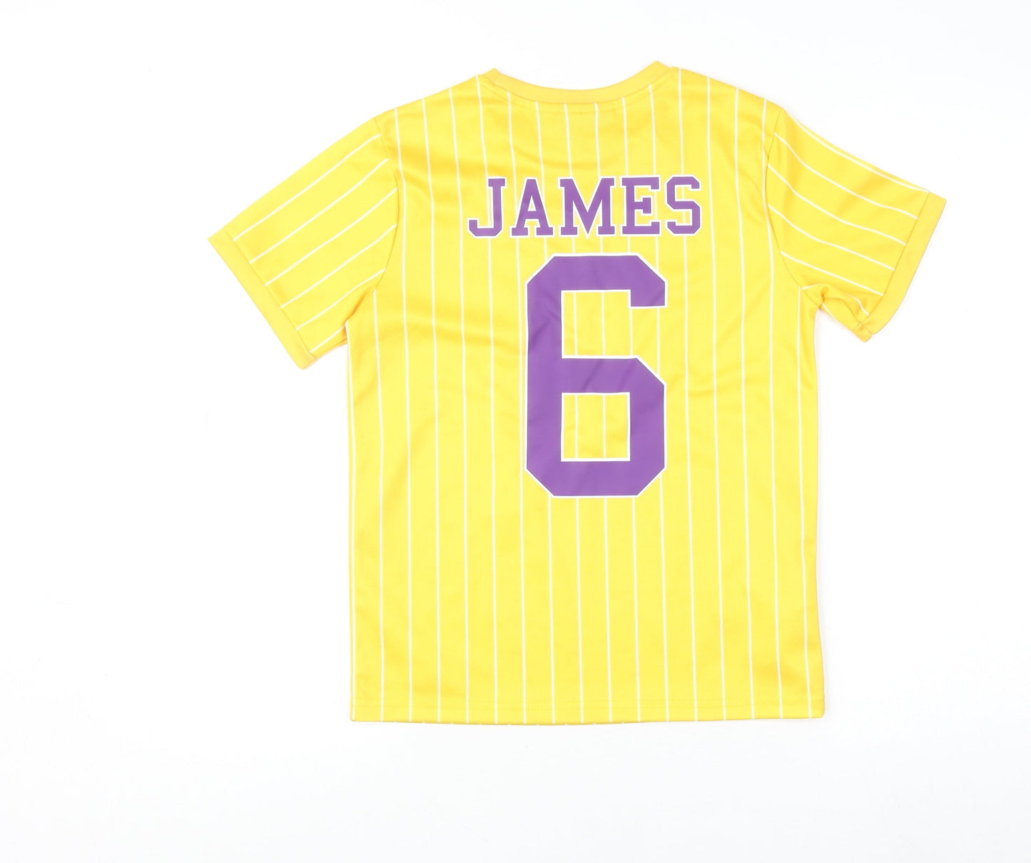 Boys UK Size 9-10 Years NBA Yellow BasicJersey T-Shirt