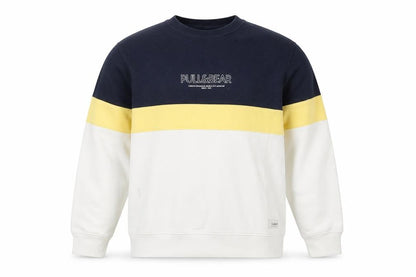 Mens UK Size S Pull & Bear Multicoloured Pullover Jumper