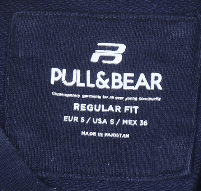 Mens UK Size S Pull & Bear Multicoloured Pullover Jumper