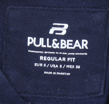 Mens UK Size S Pull & Bear Multicoloured Pullover Jumper