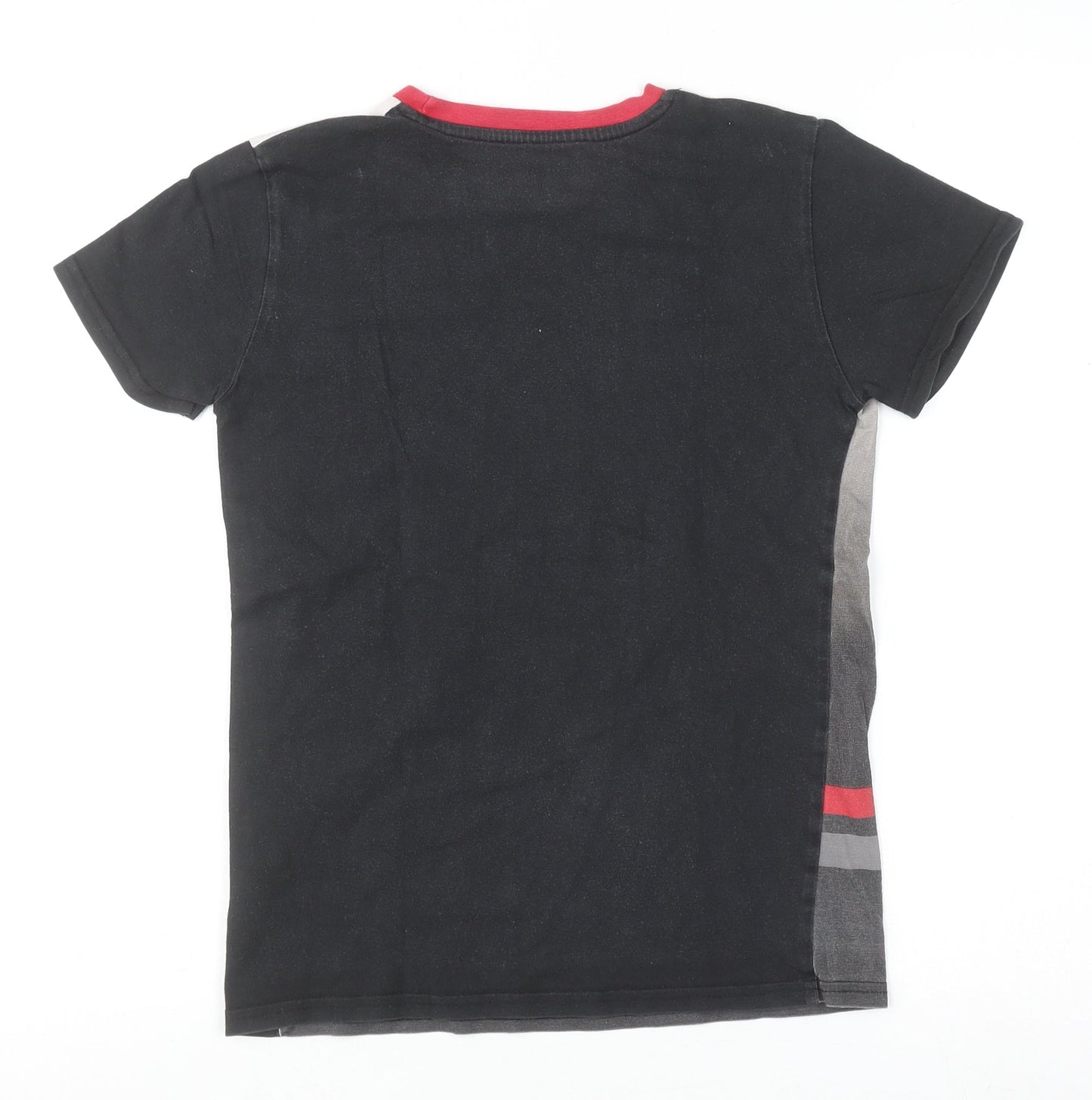 Boys UK Size 10-11 Years Manchester United Black Basic T-Shirt