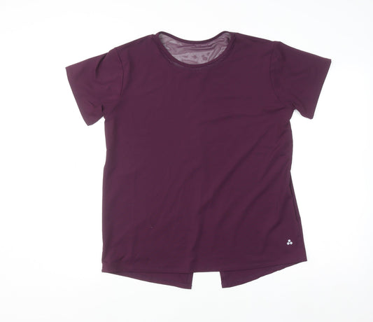 Womens UK Size 12 Dunnes Stores Purple Gym & Training Running & Jogging Yoga T-S