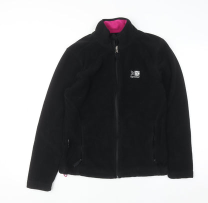 Womens UK Size 10 Karrimor Black Full Zip Sweatshirt