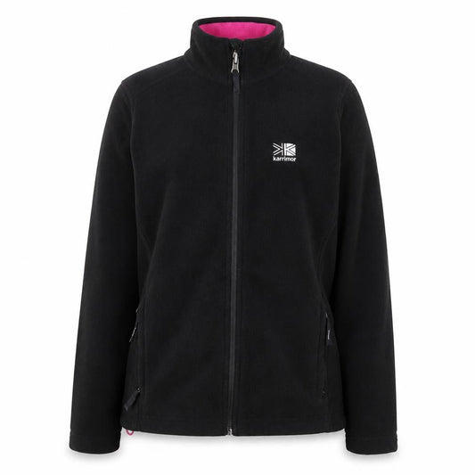 Womens UK Size 10 Karrimor Black Full Zip Sweatshirt